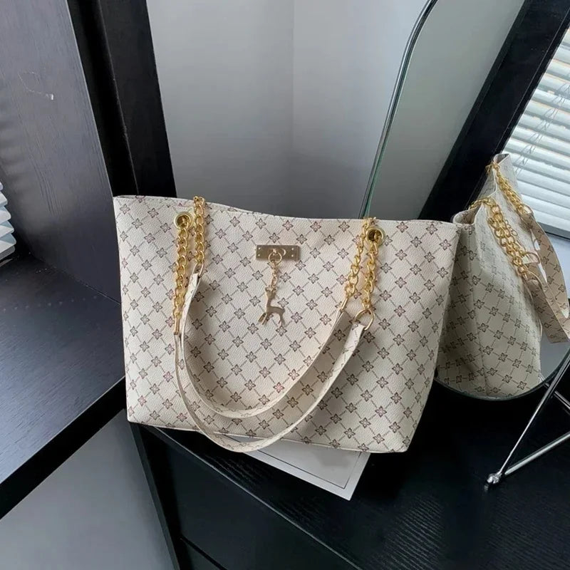Luxe Soft Leather Tote Bag